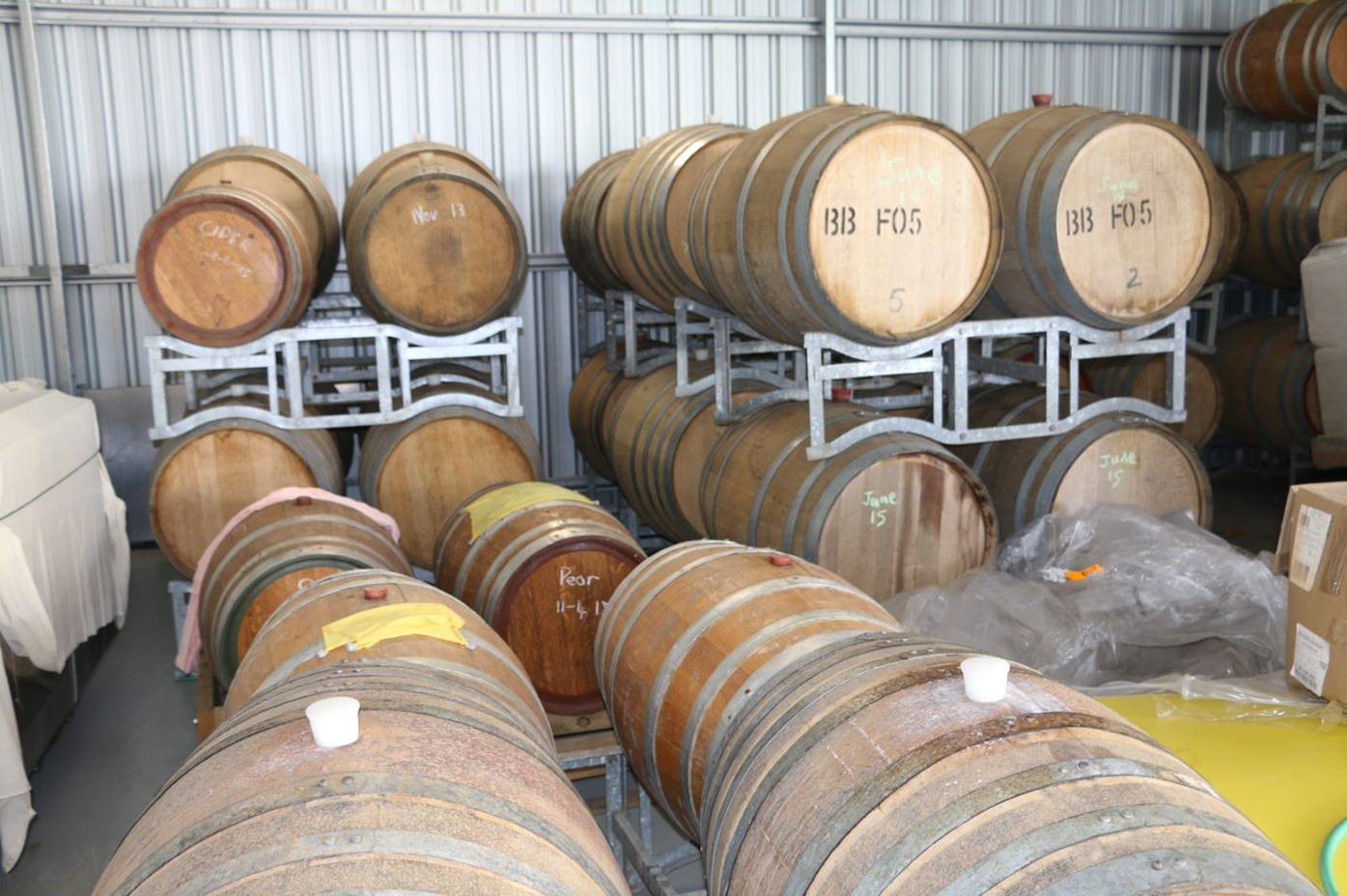 Cider barrels