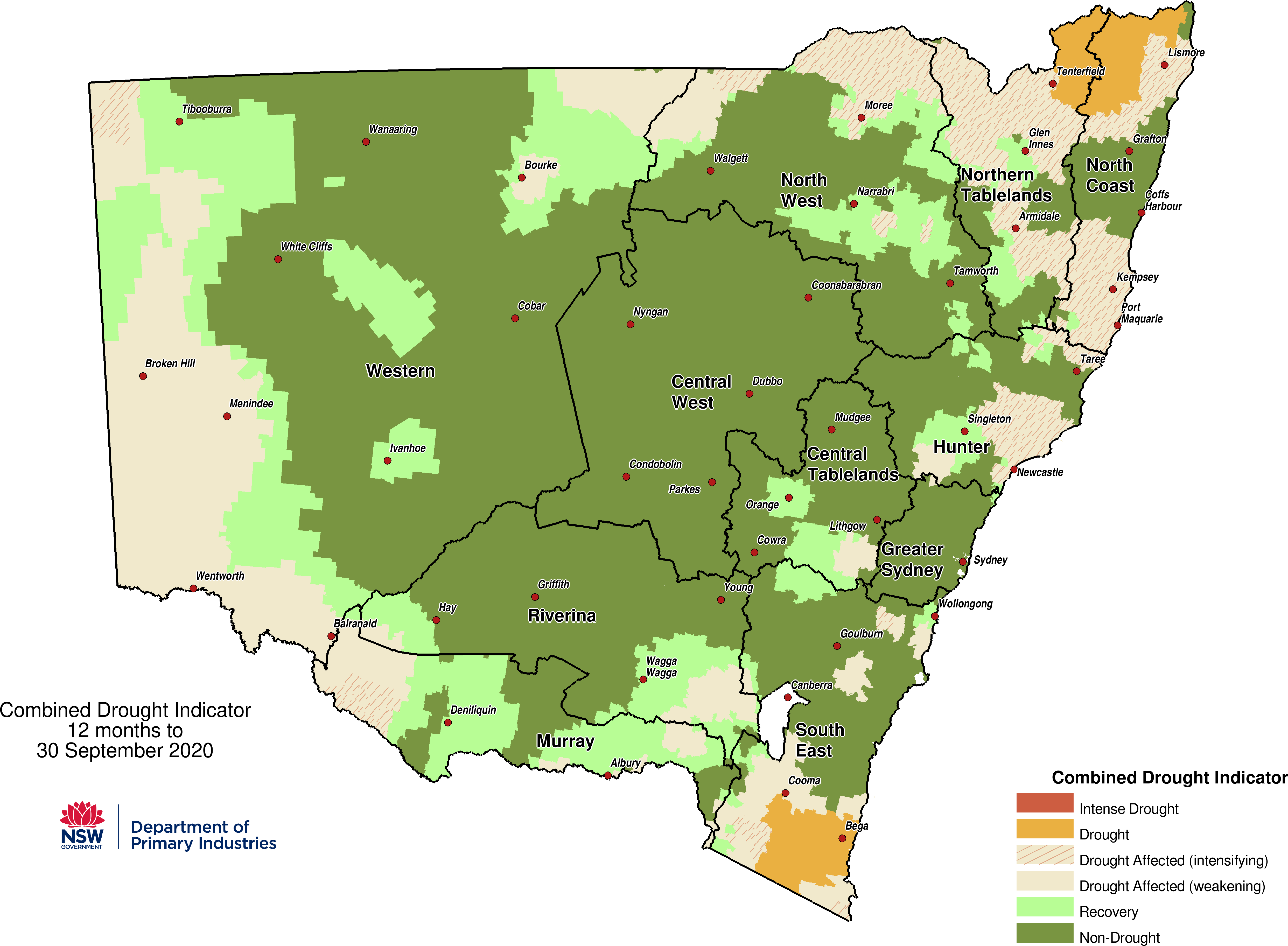 Combined Drought Indicator Map