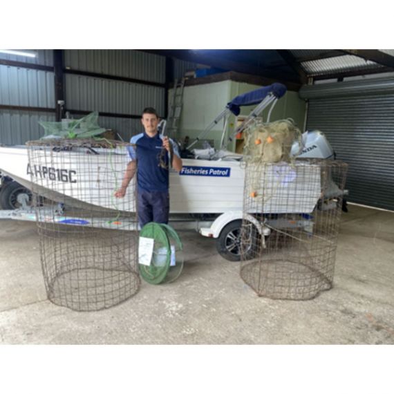 Unlawful fish traps, set lines and yabby traps seized from North Western NSW waterways