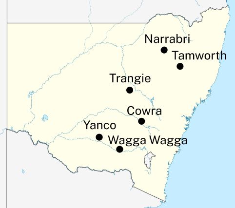 NSW LEIFS locations