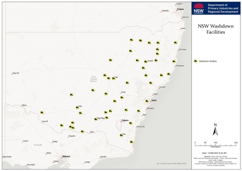 NSW Washdown facilities