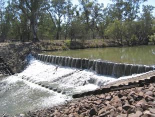 Boomi weir
