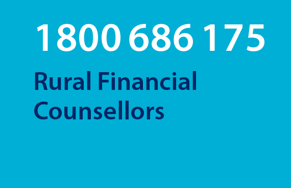Call the Rural Financial Counselling Service on 1800686175