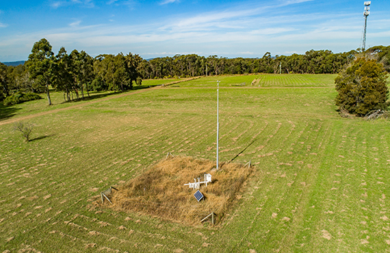 Weather station at the Central Coast Primary Industries Centre Our climate