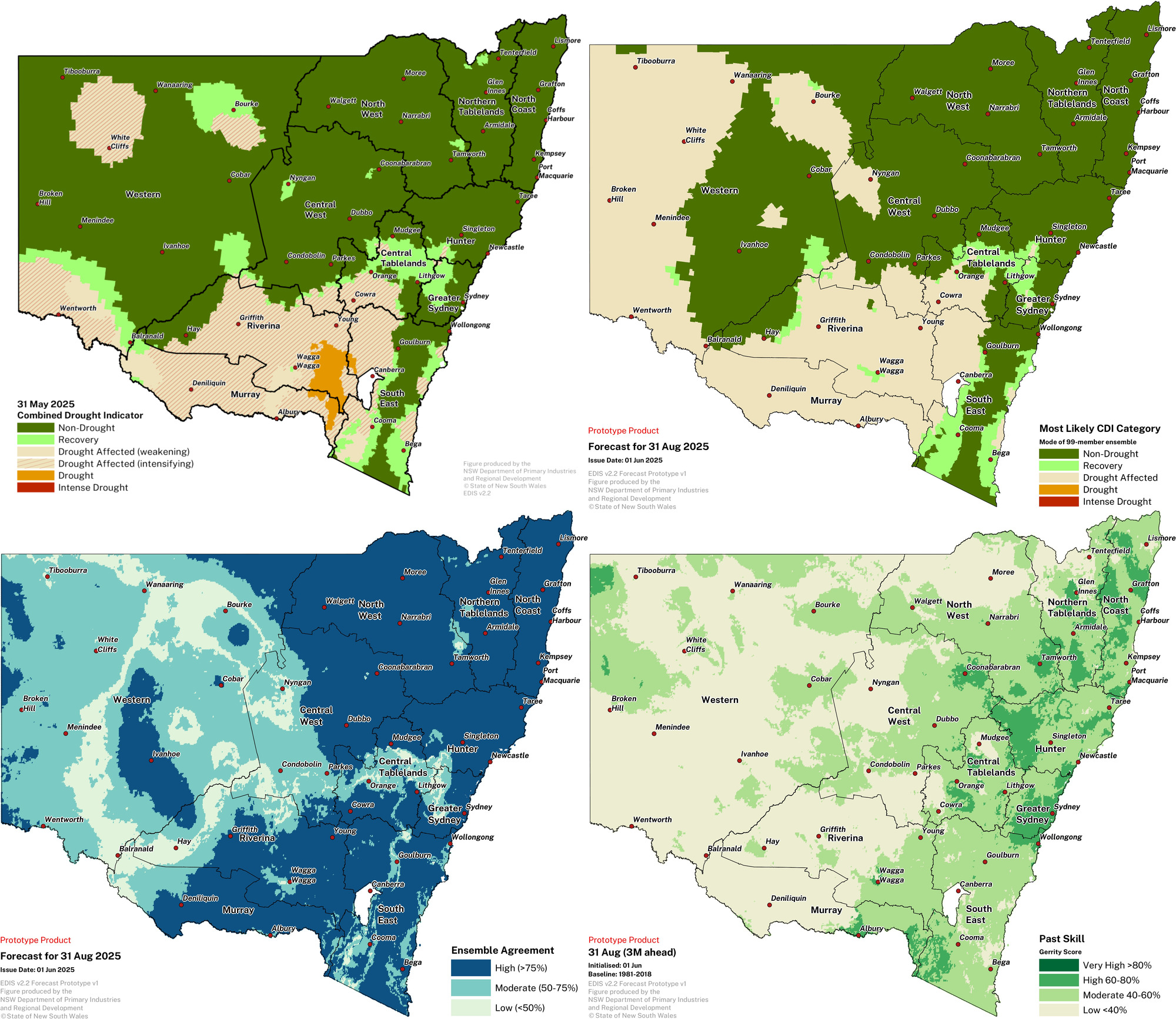Image for CDI Drought Forecast 3M