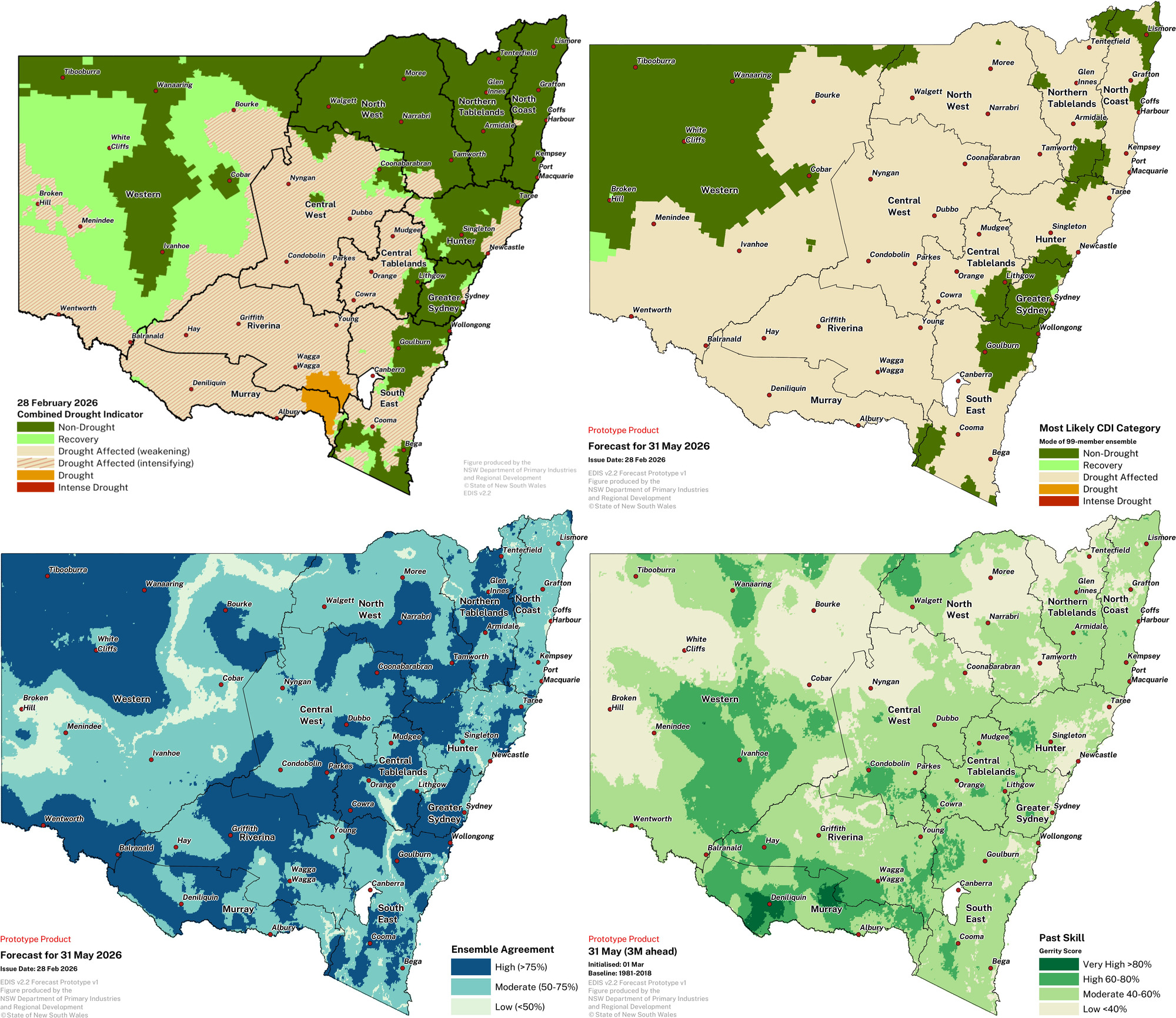 Image for CDI Drought Forecast 3M