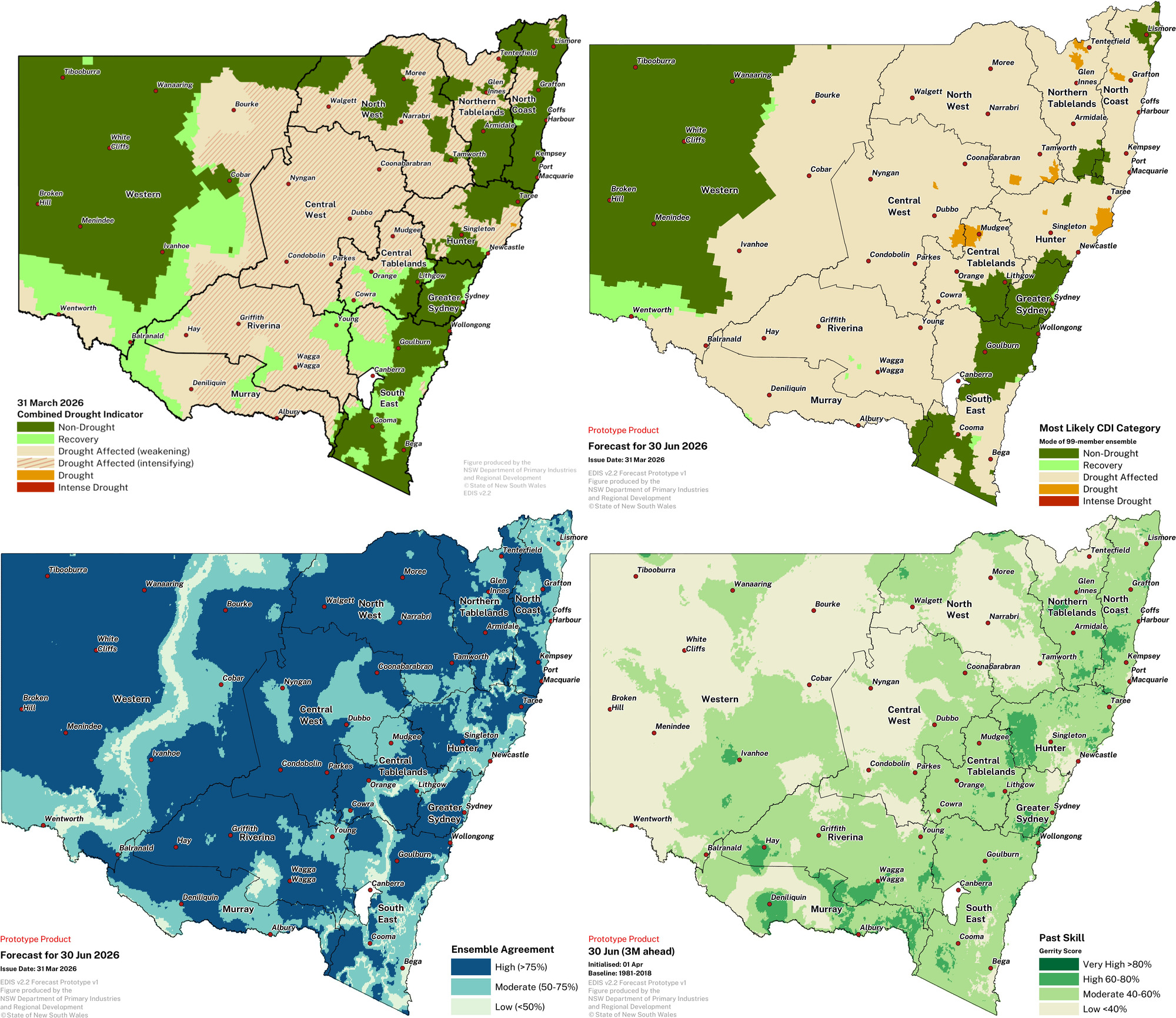 Image for CDI Drought Forecast 3M